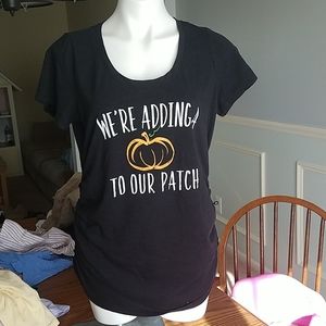 Fall maternity shirt